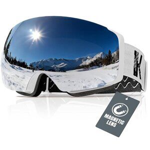Interchangeable Ski Goggles Magnetic Lens